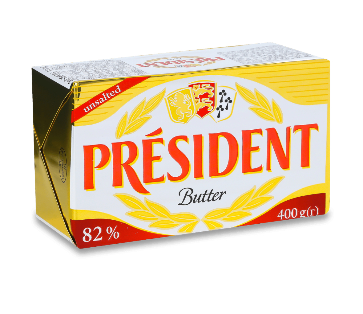 Масло 82% President 400грм