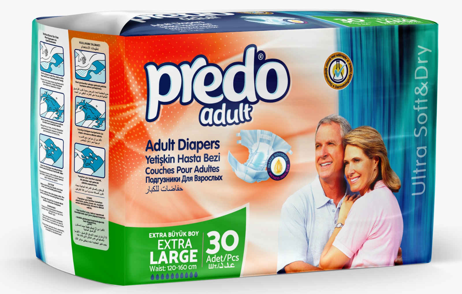 Predo Adult Pieluchy dla Dorosłych Extra Large 30 szt.
