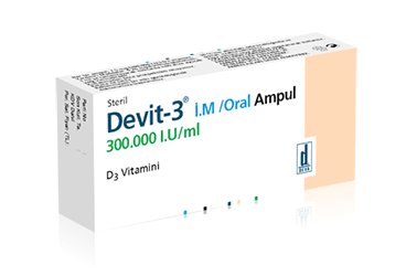Devit-3 Vitamin D3 300.000 I.E. – 1 Ampulle | Vitamin-D-Lösung
