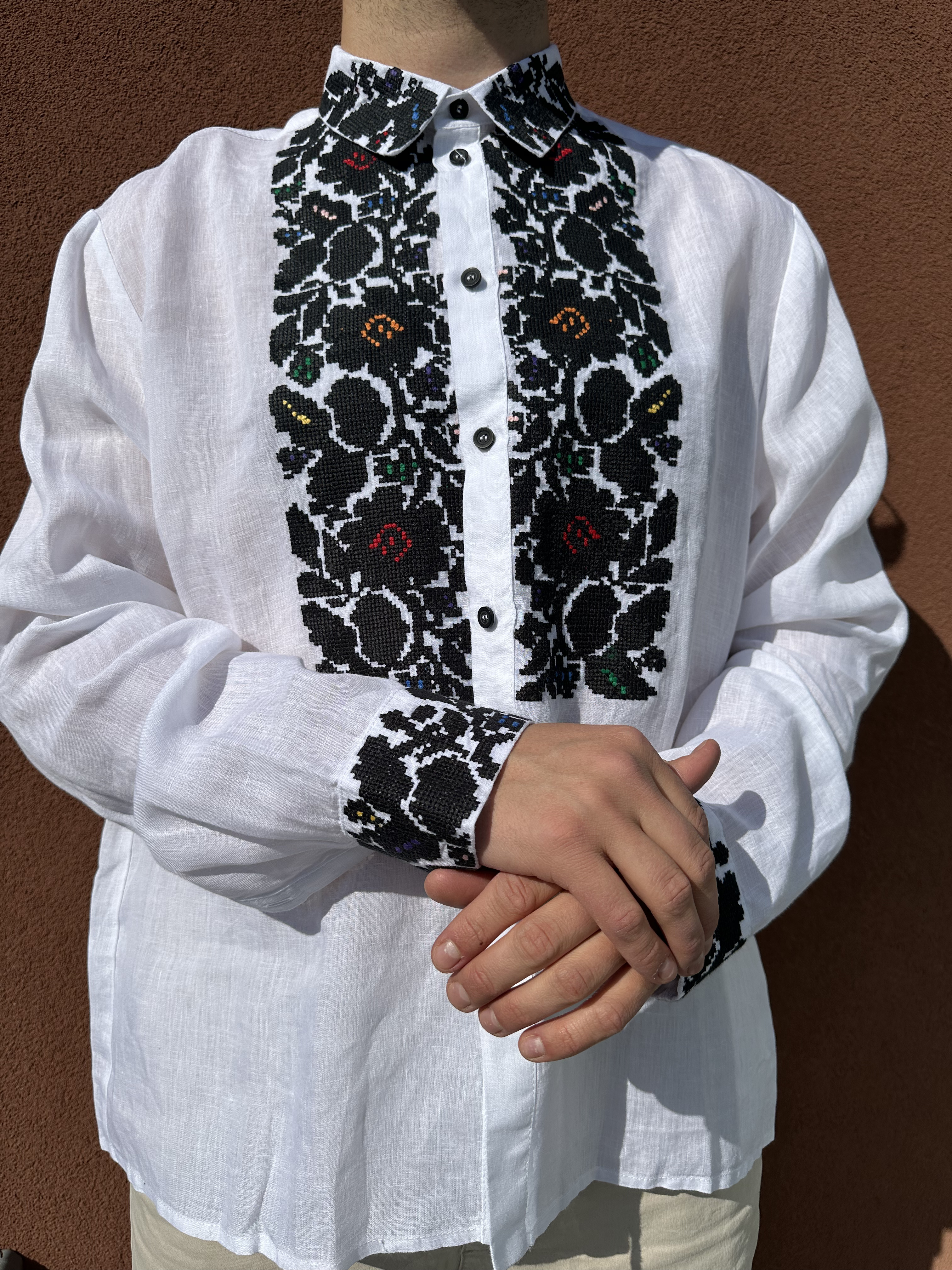 Чоловіча вишиванка "Весна" | Chemise brodée "Printemps"