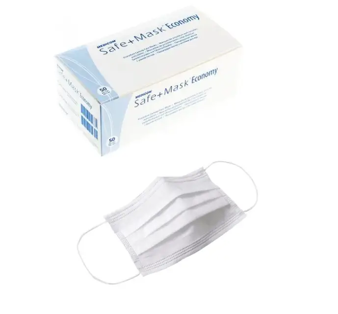 Medicom Маски медичні тришарові білі