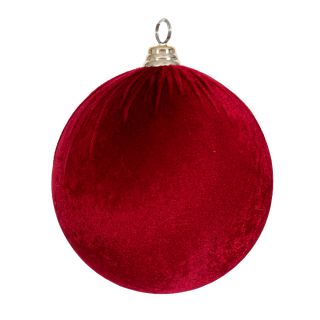 Оксамитова куля Бордо, 20 см