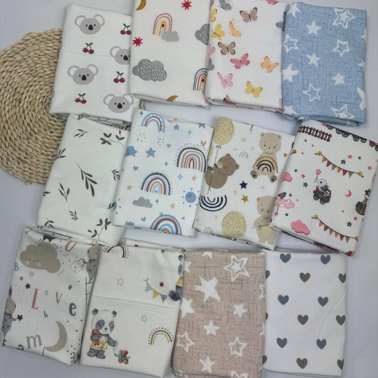 Пелюшка непромокаюча (фланель + мембрана) 70х50