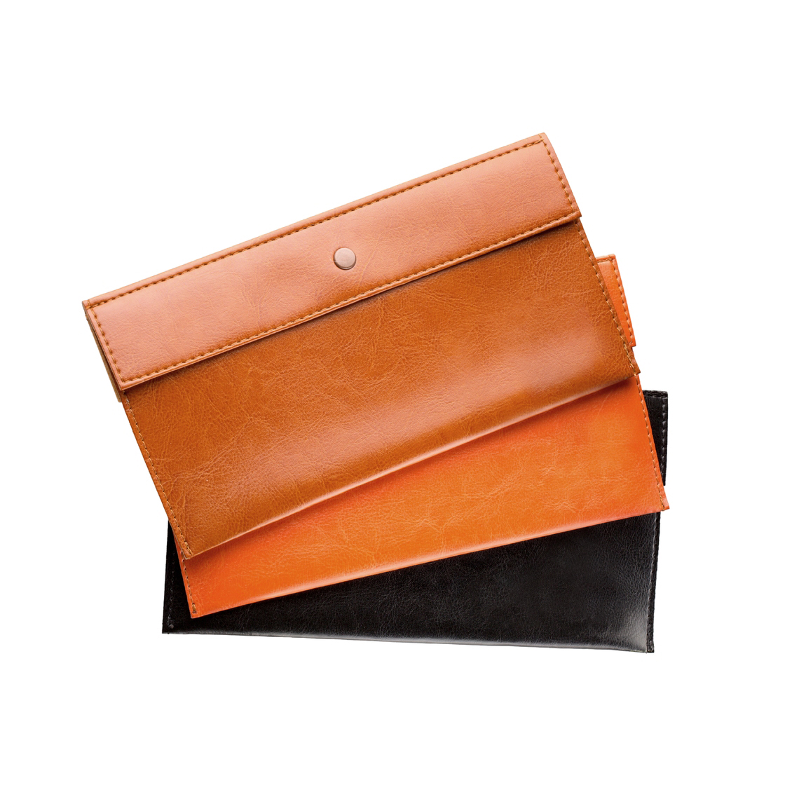 Three-Color Leather Purse