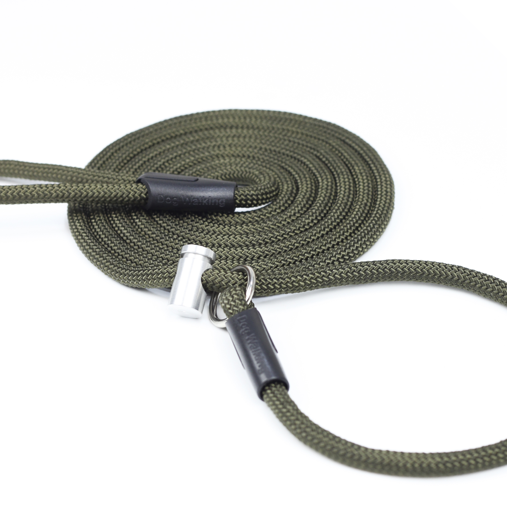 Повідець контролер Dog Walking CONTROL LEASH для вигулу та дресирування собак 10 мм 3 м хакі