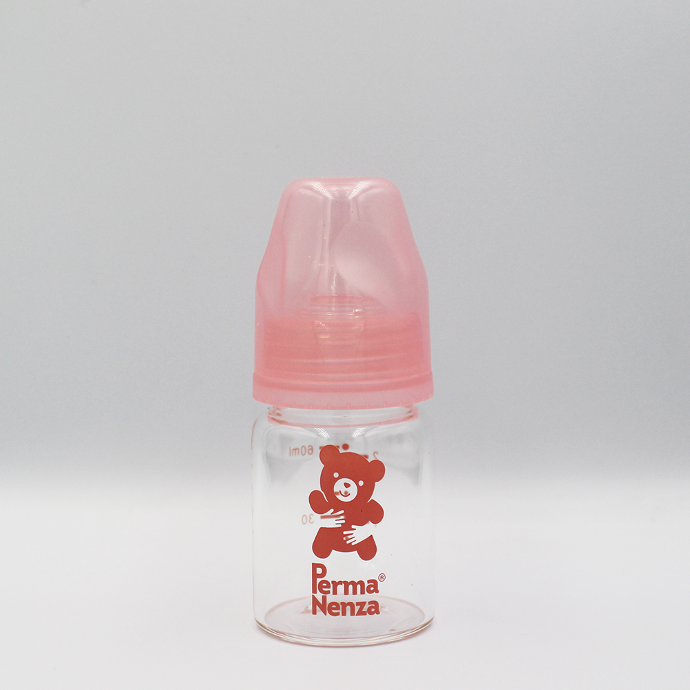 Permanenza 60ml Glass bottle -Standard neck PINK