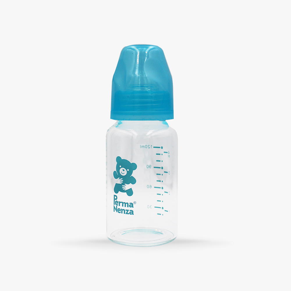 Permanenza 120ml Glass bottle -Standard neck BLUE