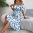 Women's Floral Ruffle Hem Summer Dress | Cute Summer Sundress