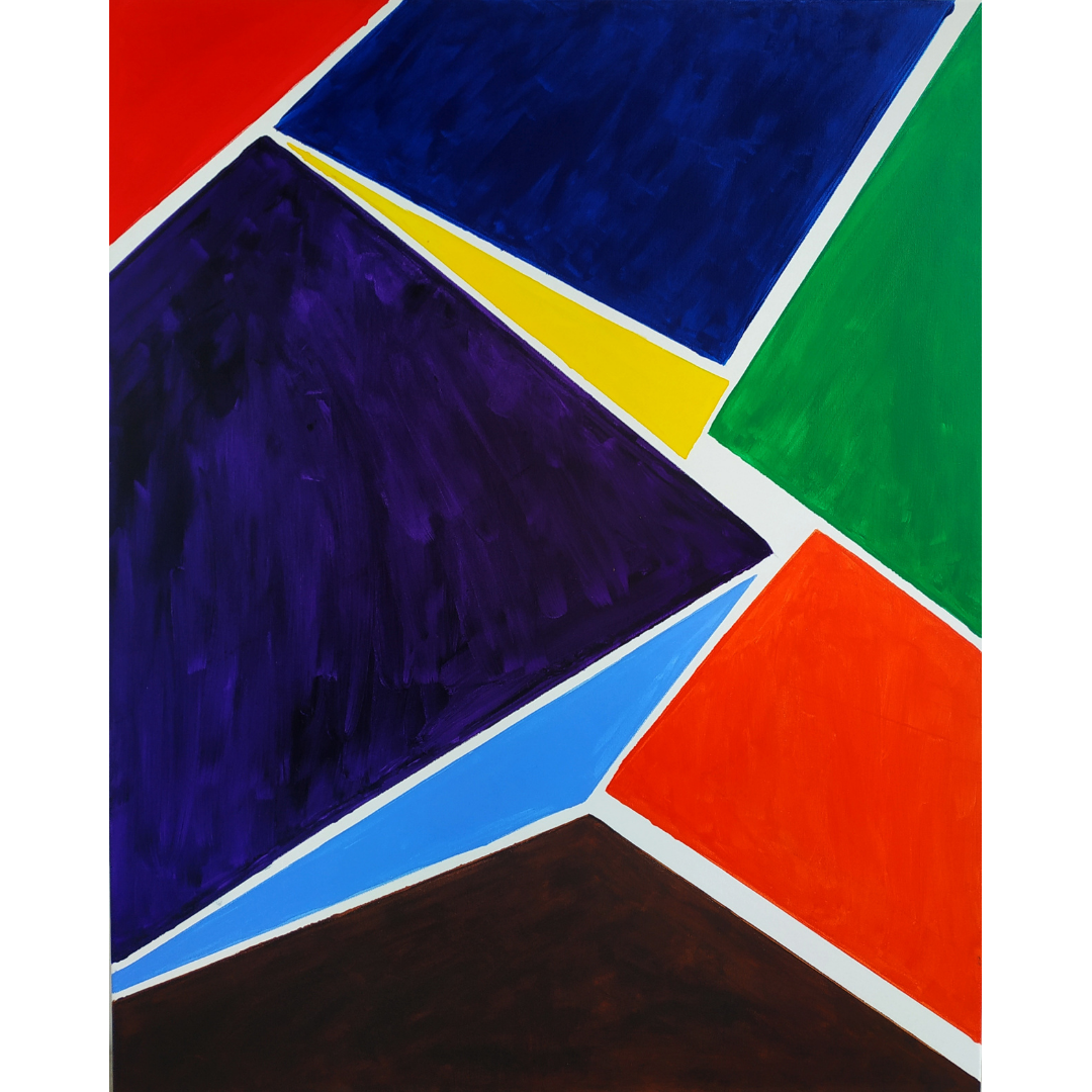 Isolation, 2020, Acrylic on canvas, 100*80 cm