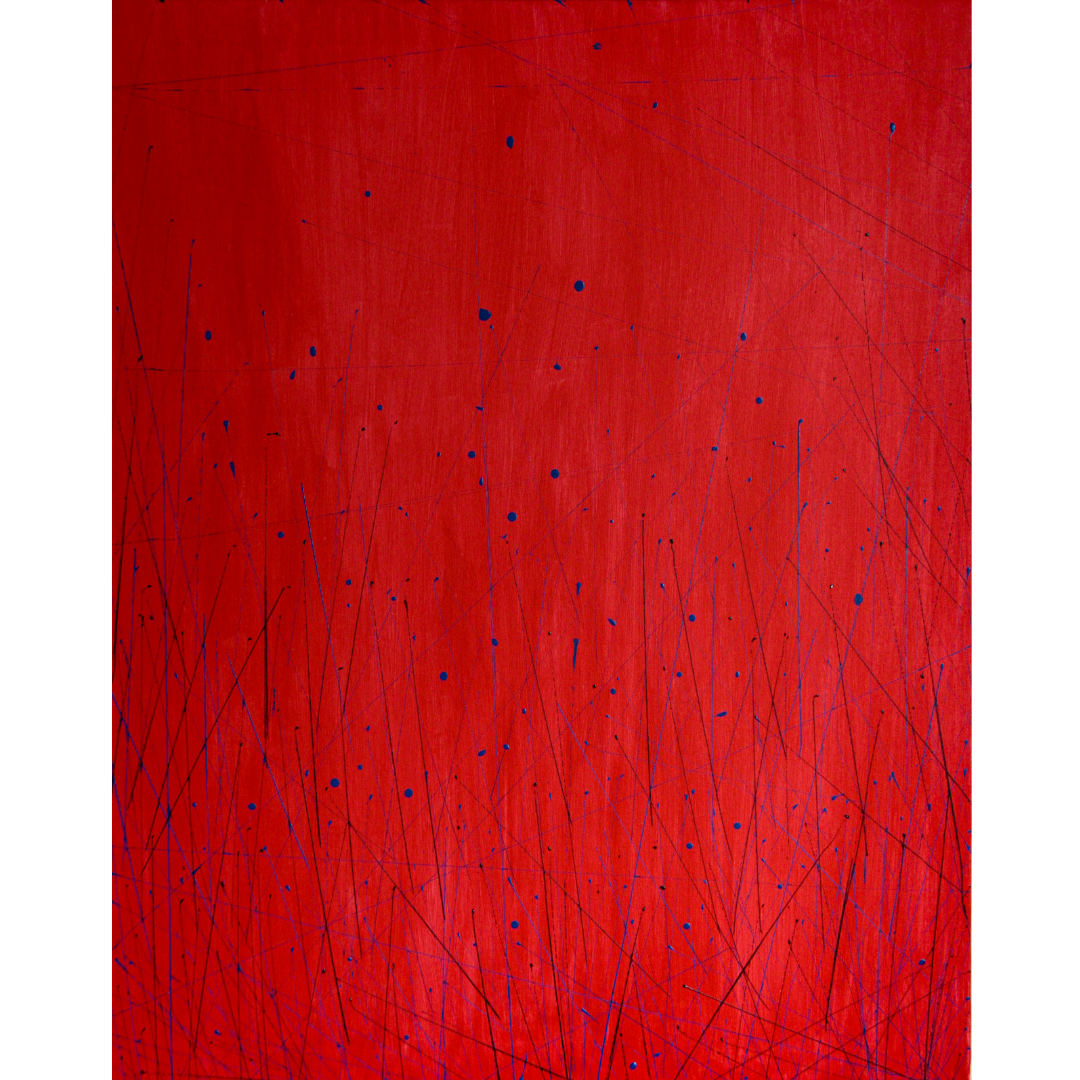 Red, 2020, Acrylic on canvas, 100*80 cm