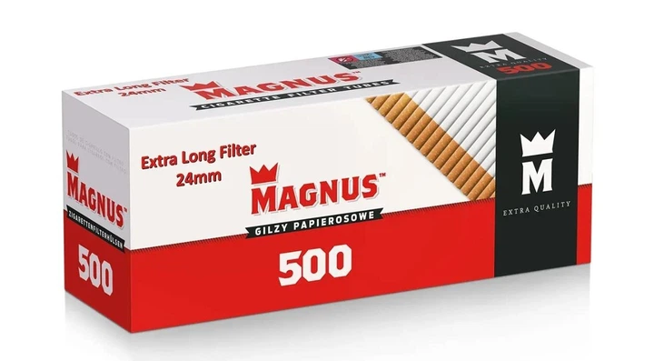 Гільзи для цигарок Magnus Extra Long 24 мм (500 шт)