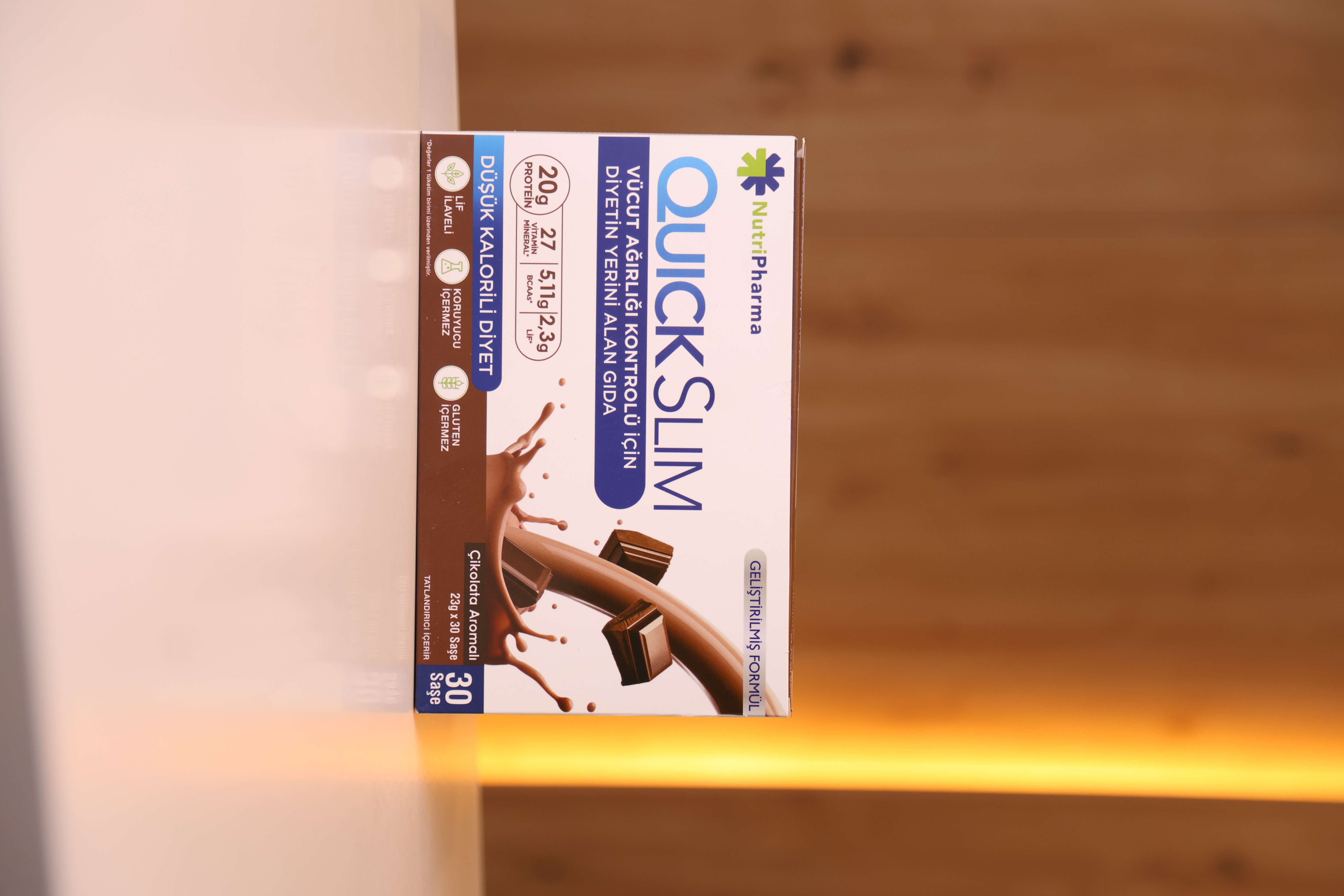 Коктейль для схуднення Quick Slim "Подвійний шоколад", 5 саше по 23 г