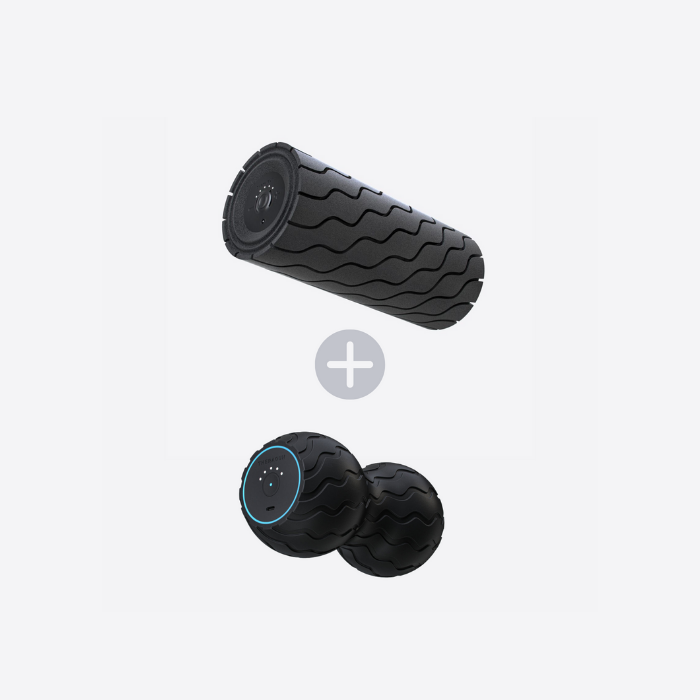 Комплект Масажний циліндр Theragun Wave Roller + Вібруючий масажний ролер Theragun Wave Duo