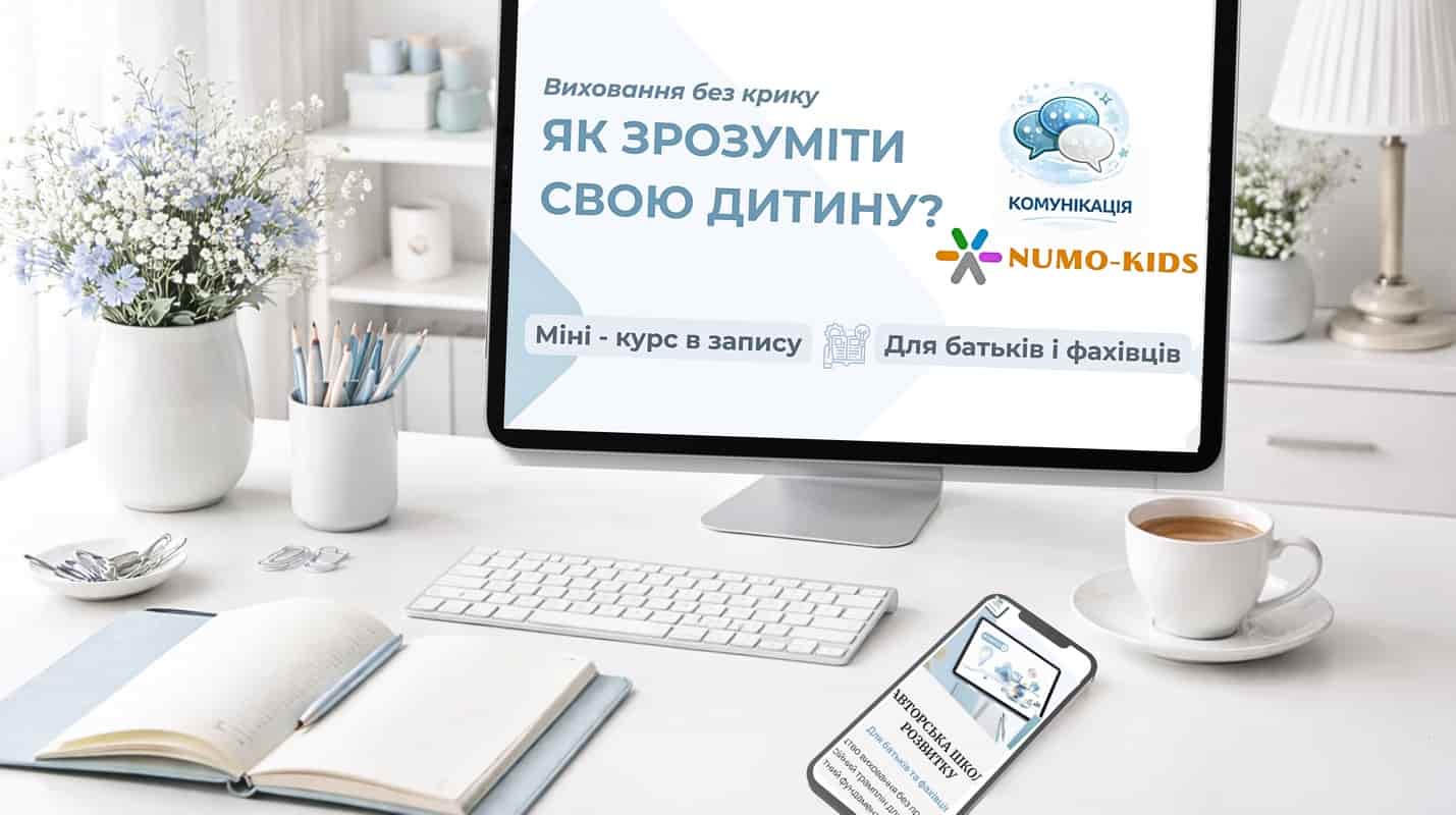 Виховання без крику. Як зрозуміти свою дитину? NUMO-KIDS