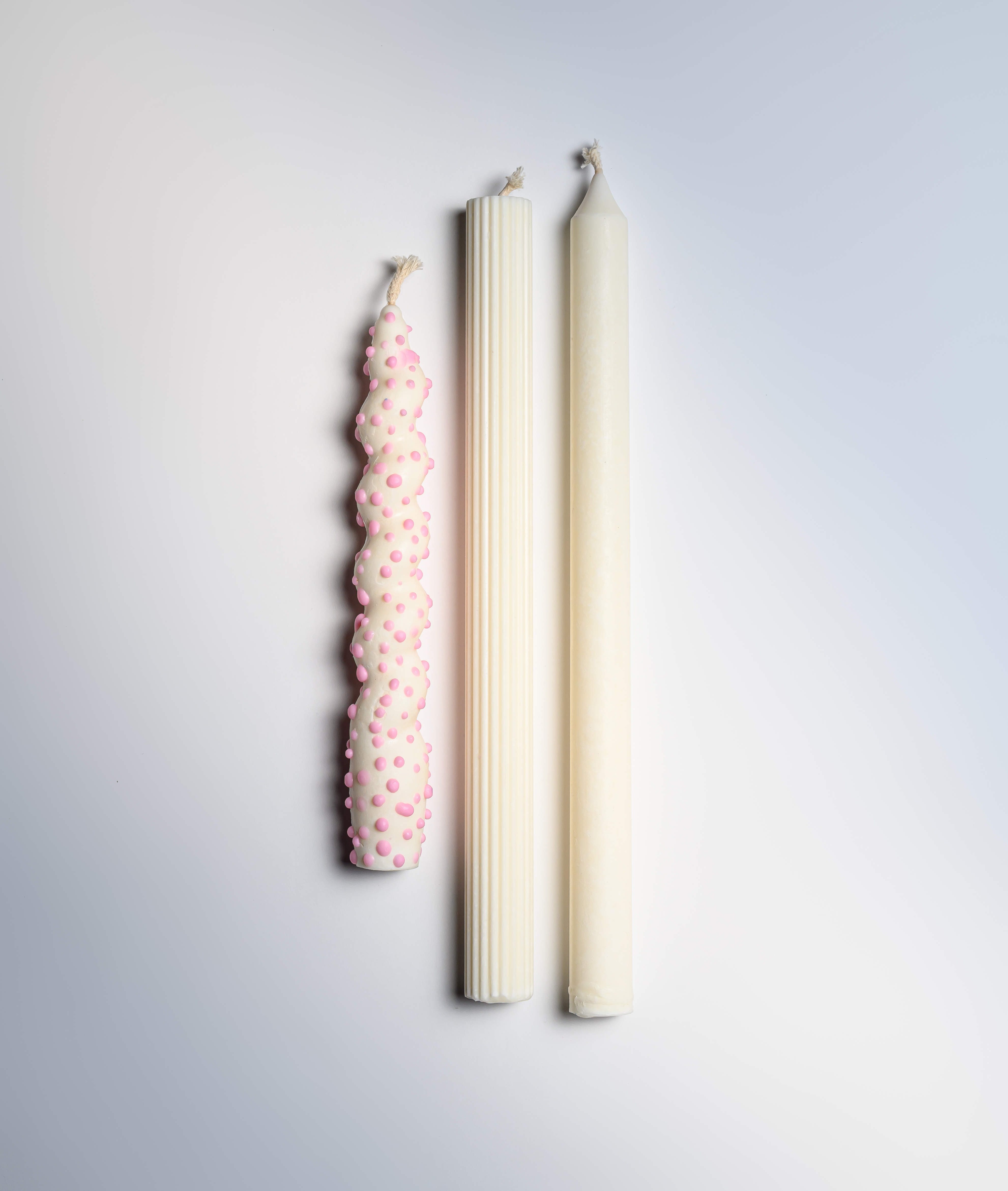 Taper Candles, Full Set of 3