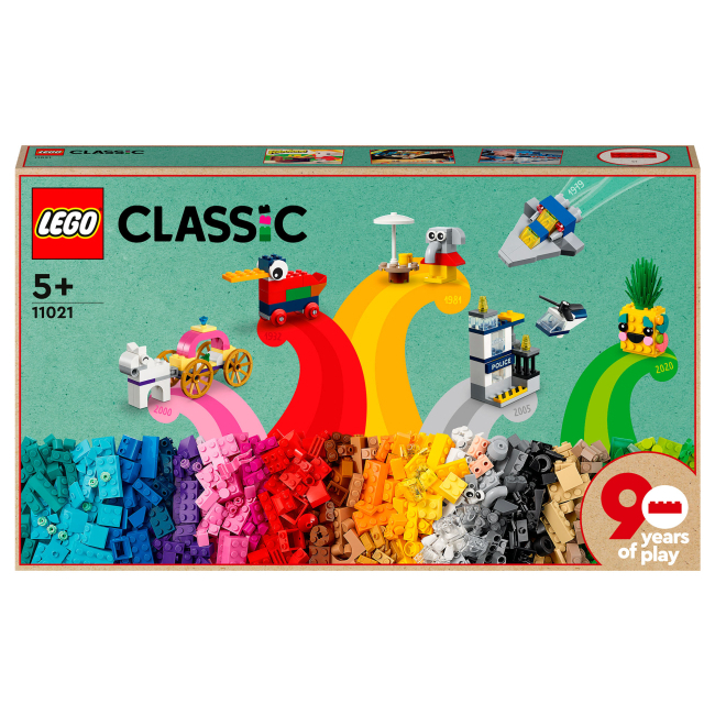 Конструктор LEGO Classic 90 років гри з 15 іграшками для дітей (11021)