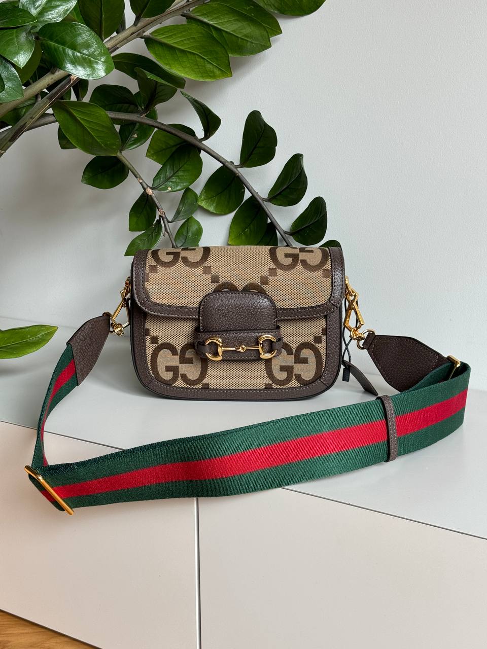 Gucci Horsebit 1955 Textile Mini Bag