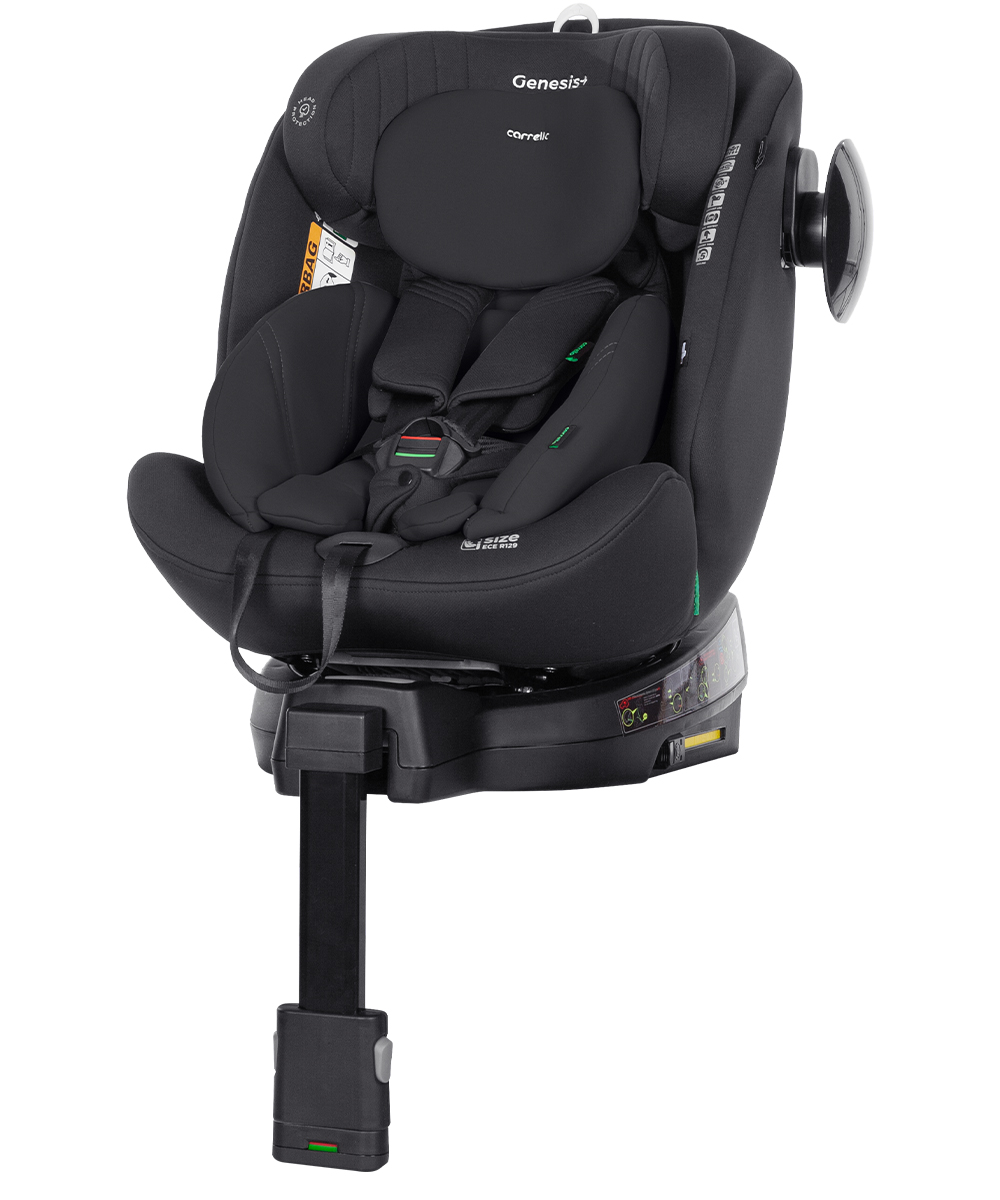 Автокрісло CARRELLO Genesis+ CRL-12807 від 40 до 150 см 0+1+2+3 ISOFIX Absolute Black