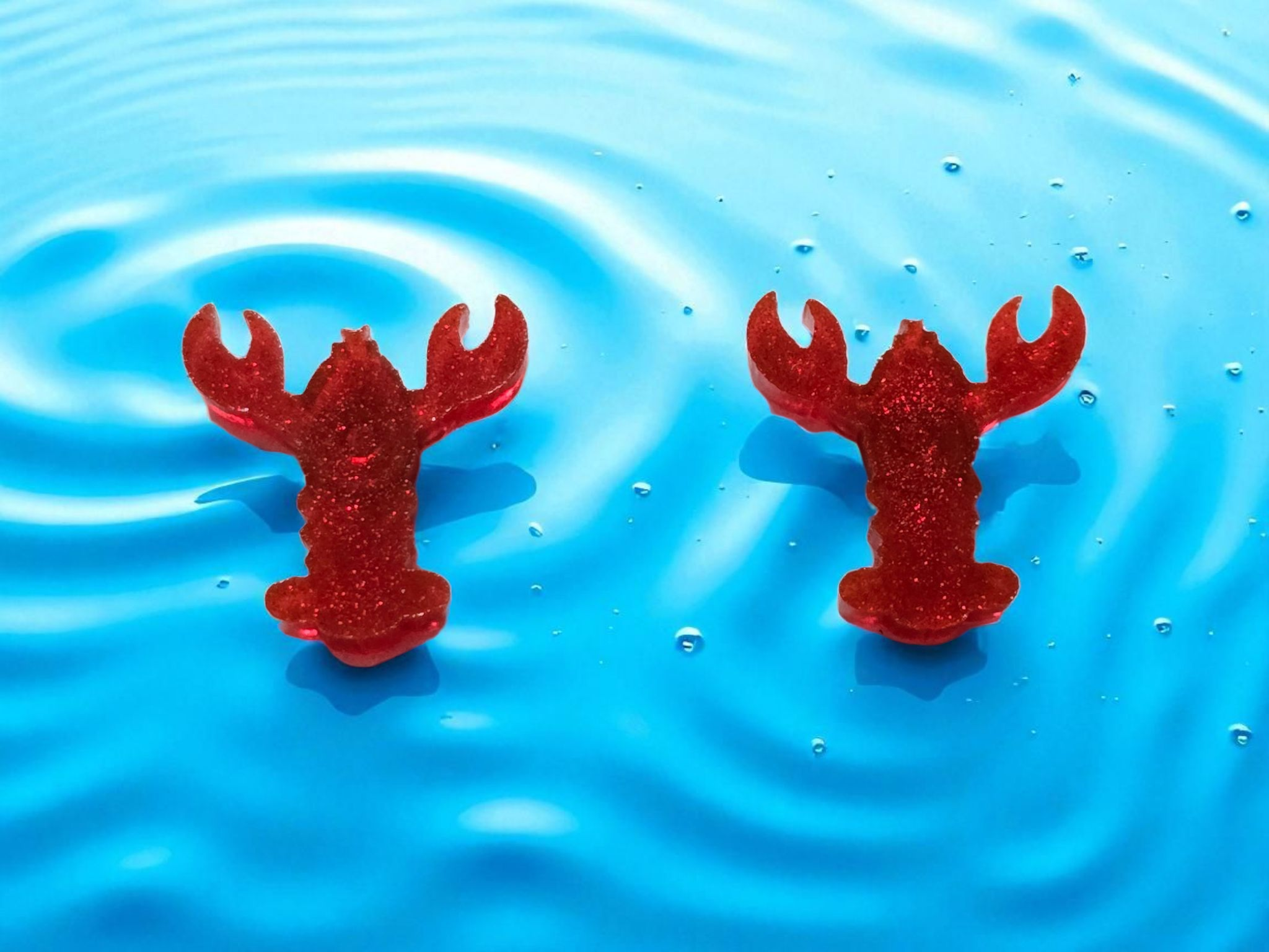 Lobster Stud Earrings