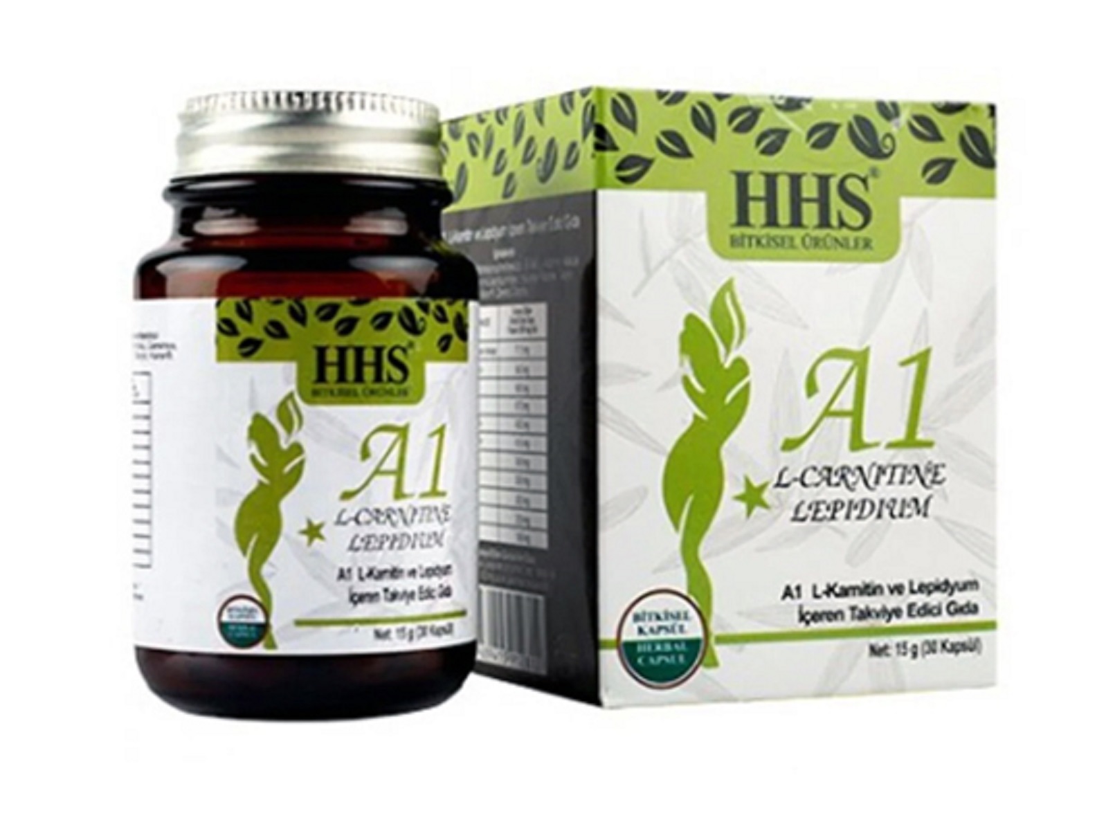 HHS A1 mit L-Carnitin & Lepidium – 30 Capsules