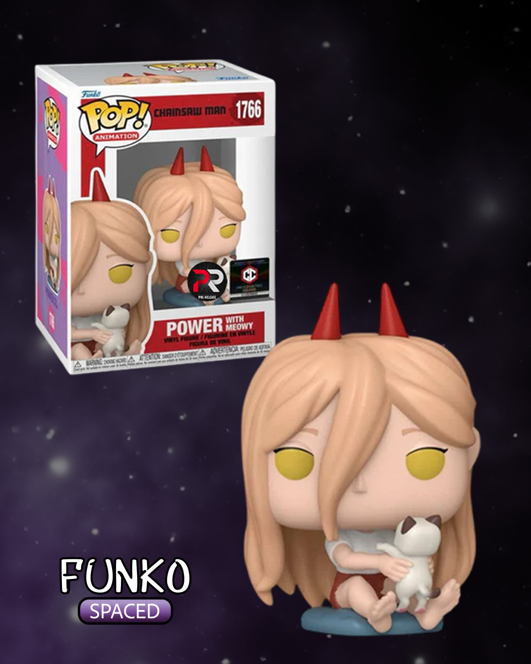 Фігурка Funko Pop Chainsaw Man - Power PR | Фанко Поп Людина-Бензопила - Павер #1766