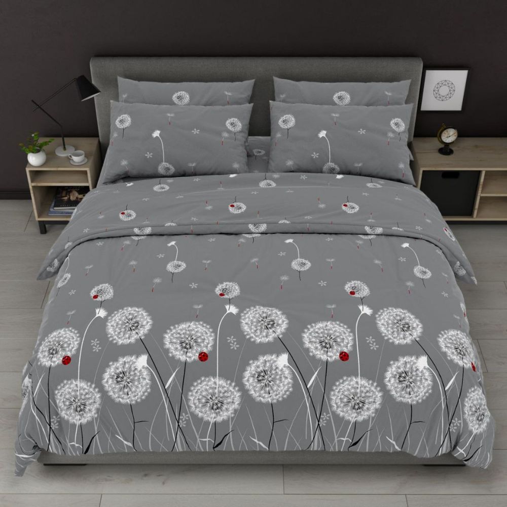 Комплект постільної білизни - Кульбаба(фон сірий)