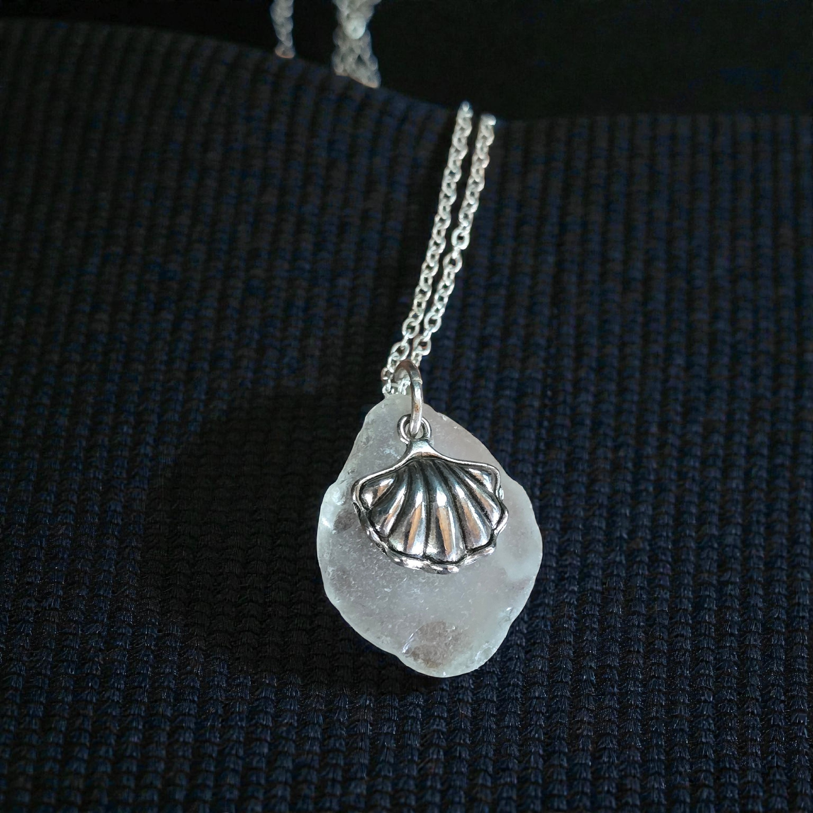 Shell Sea Glass Necklace 