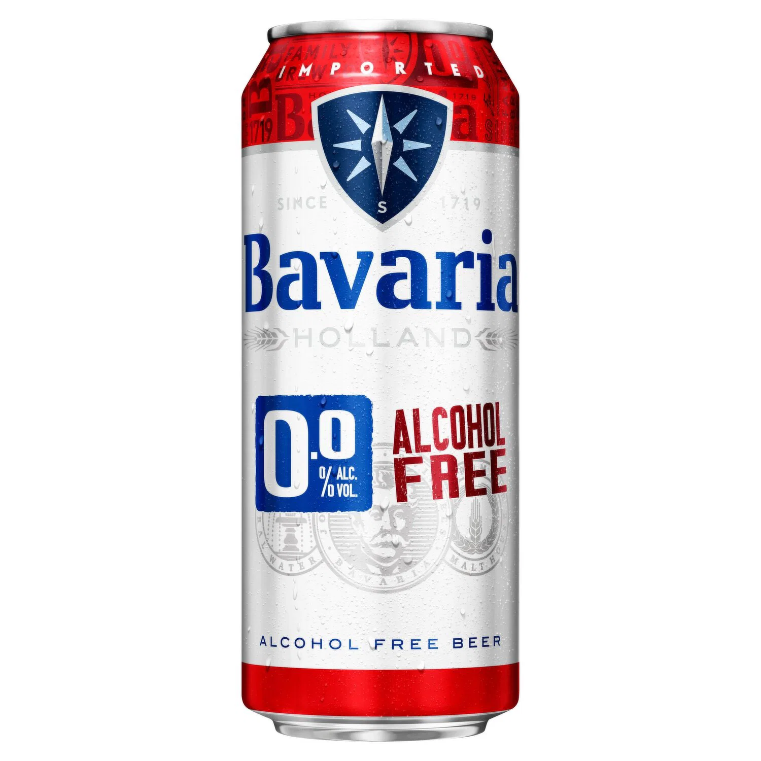 Напій Bavaria, безалкогольне, світле, фільтроване, з/б, 0,5 л