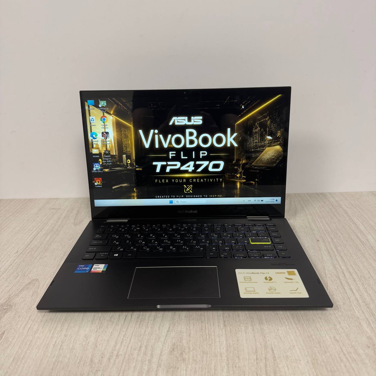 Asus VivoBook Flip 14 TP470EZ  x360 Touch