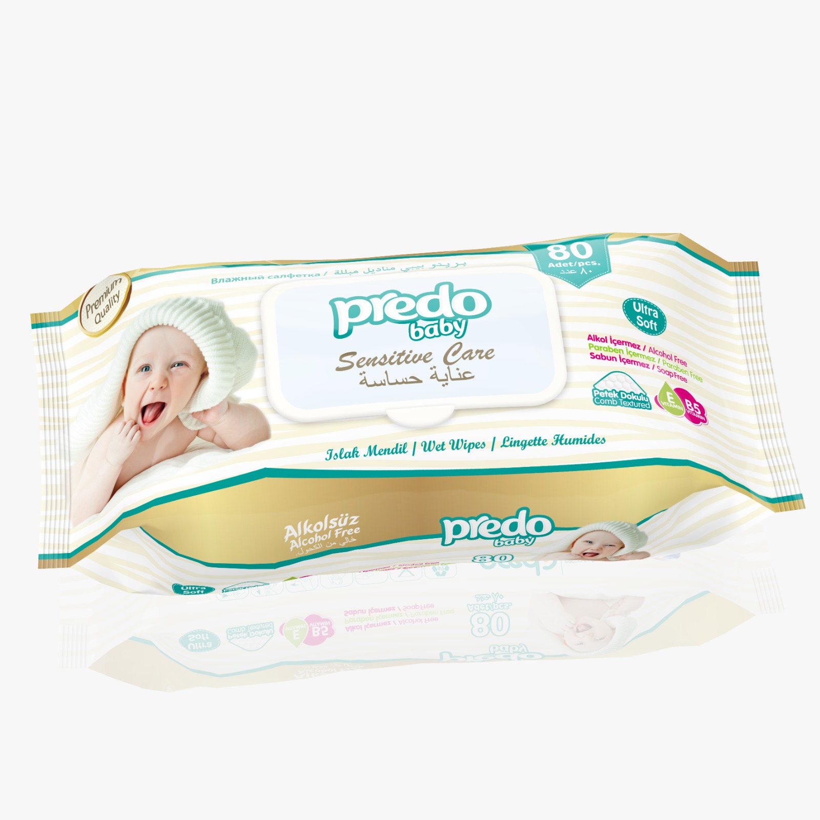 Predo Baby Sensitive Care Ultra Soft 80 szt.