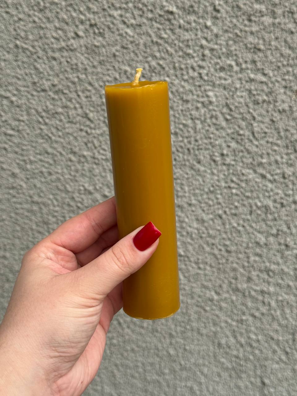 Вівтарна свічка жовта М  