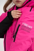 Дитяча гірськолижна куртка Freever NF 21646 рожева