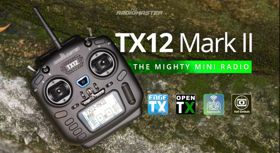 Оригінальний сучасний пульт керування для FPV дрона "Radiomaster TX12 Mark II Radio Controller".