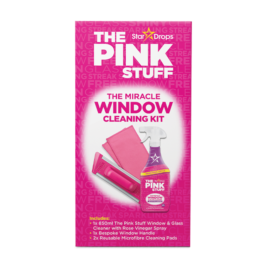 Набір для миття вікон The Pink Stuff Window Cleaning Kit