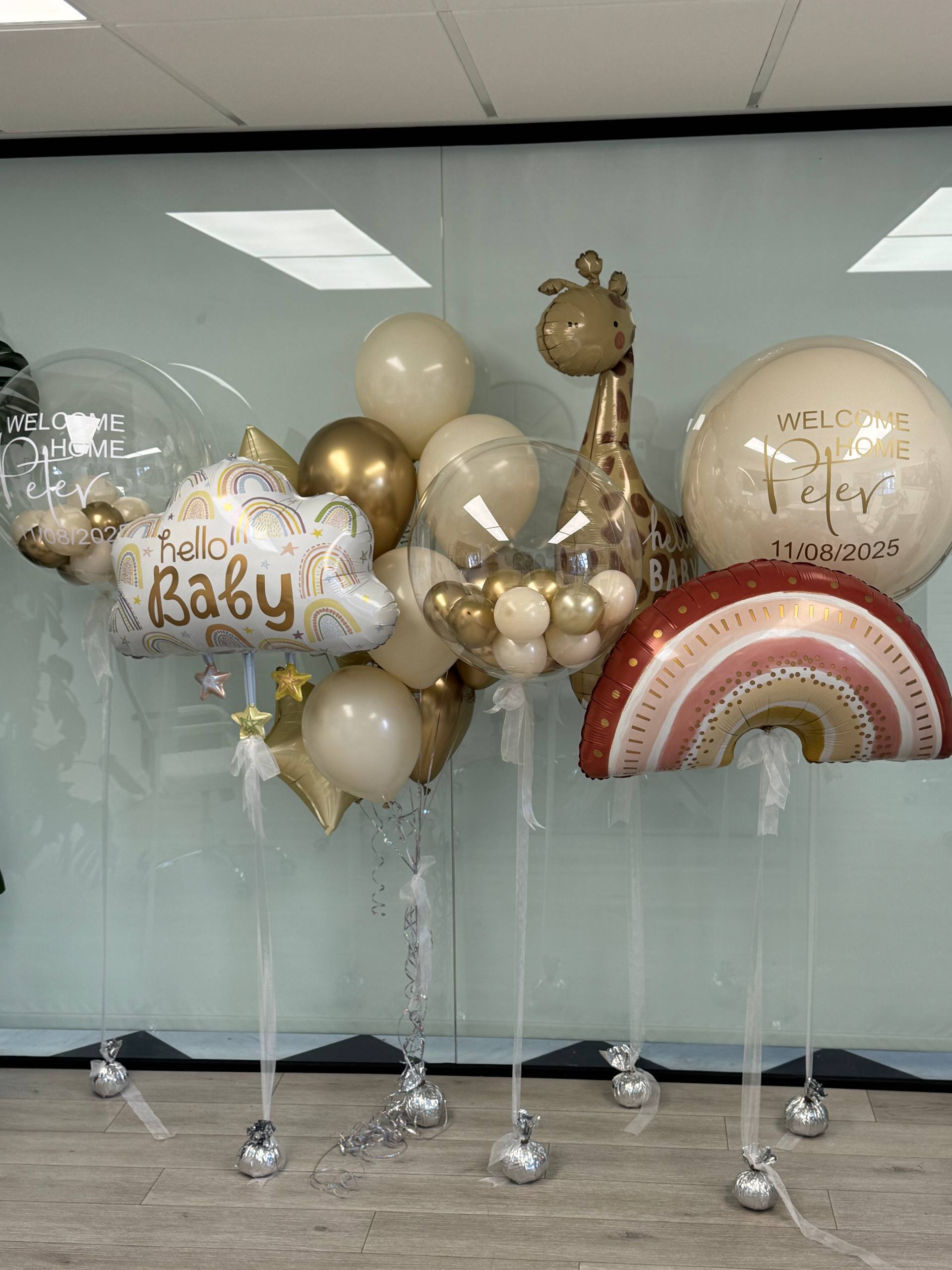 Welcome Home Baby Balloon Package