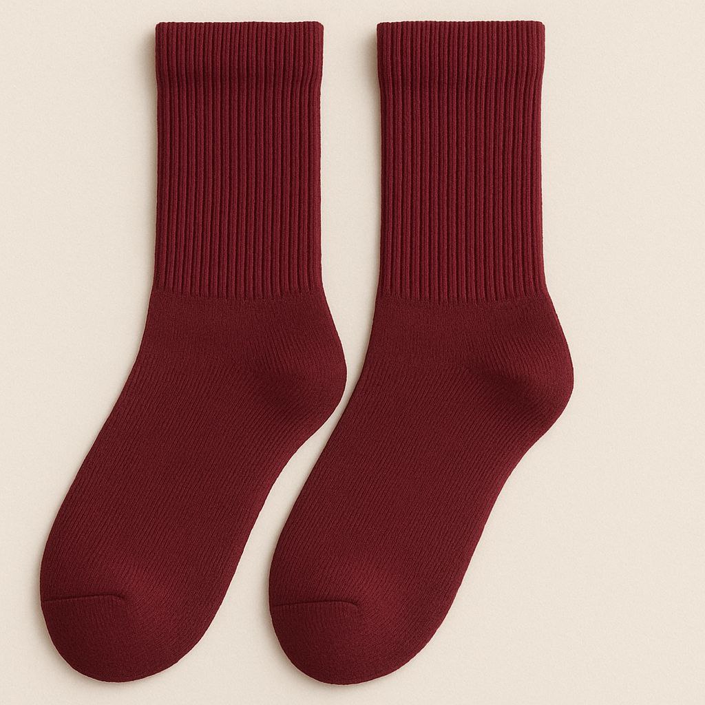 ШКАРПЕТКИ ВИСОКА РЕЗИНКА ДОРОСЛІ БОРДОВІ