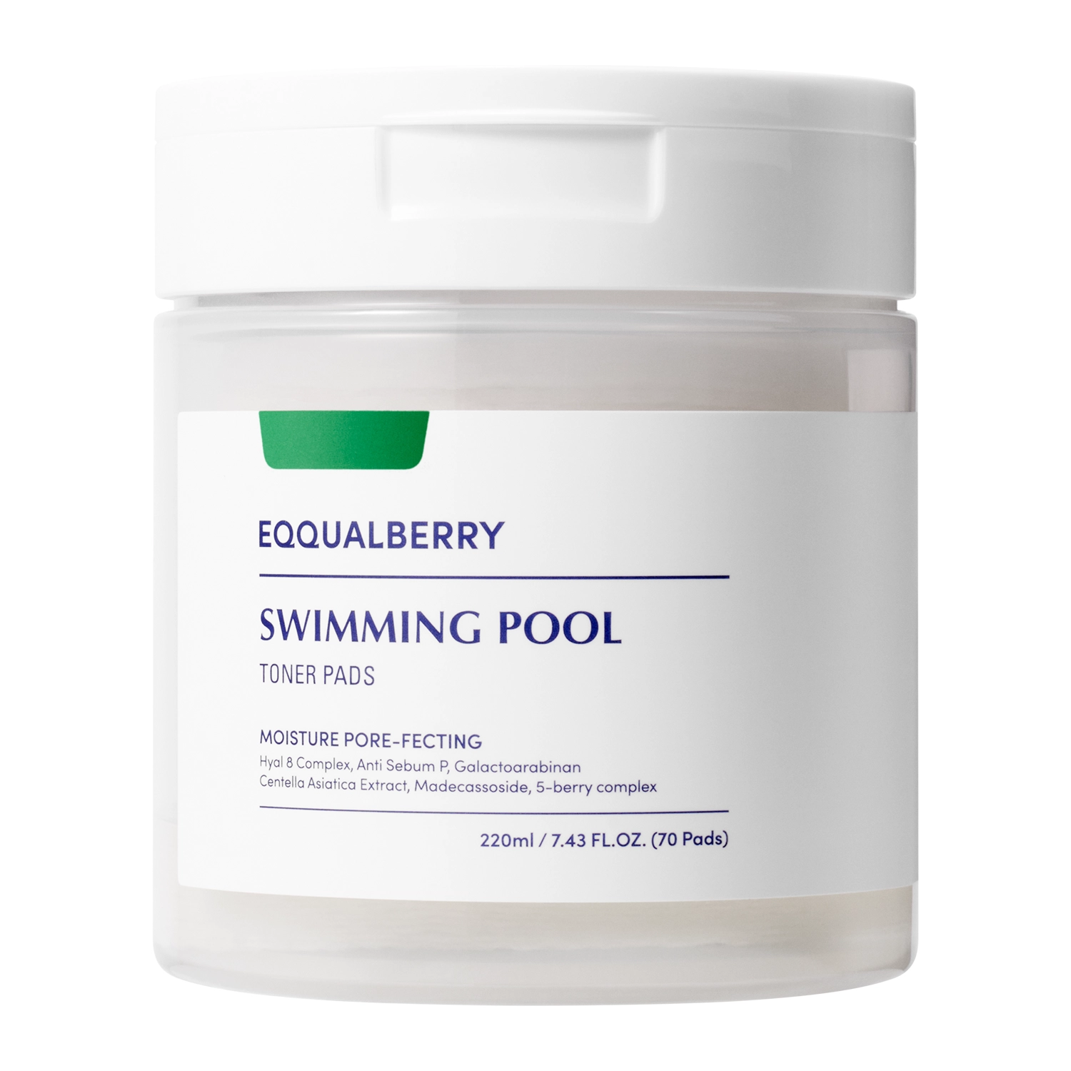 EQQUALBERRY - Swimming Pool Toner Pads | Гіпоалергенні пади