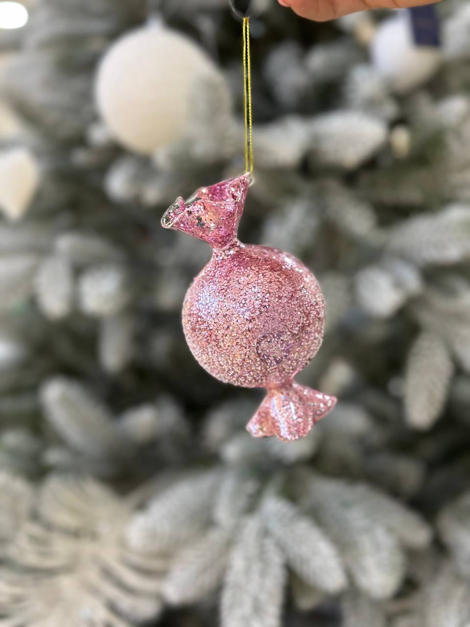 Ялинкова прикраса Цукерка з покриттям "лід" 11,5 см