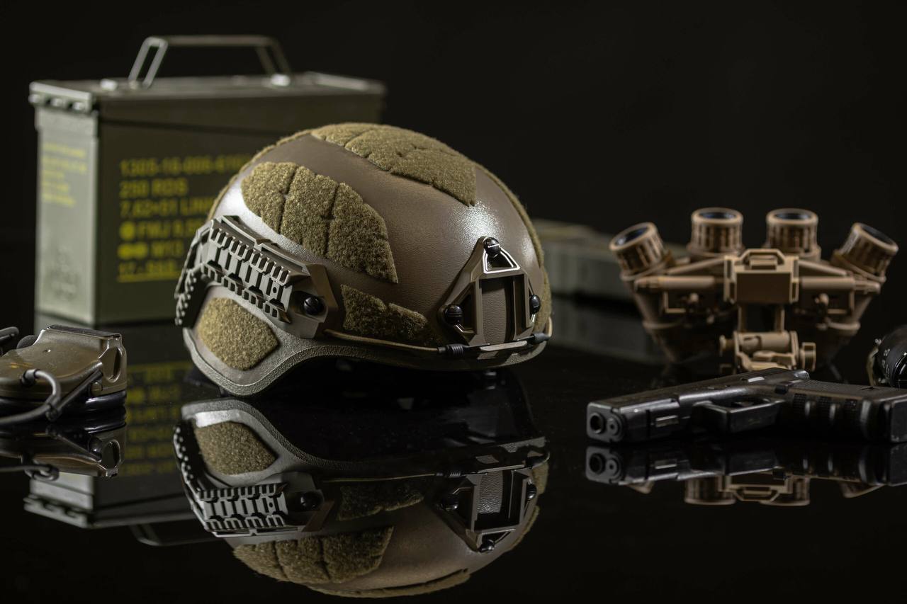 Сучасний ультралегкий шолом "OMEGA Ballistic Helmets" від німецького провідного бренду “MEHLER PROTECTION”.