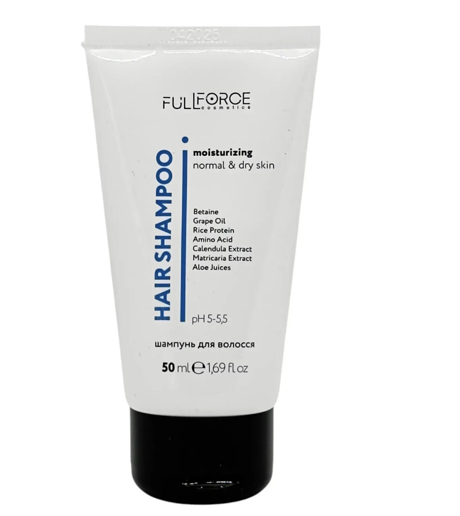 Зволожуючий шампунь MOISTURIZING normal & dry skin hair shampoo Full Force