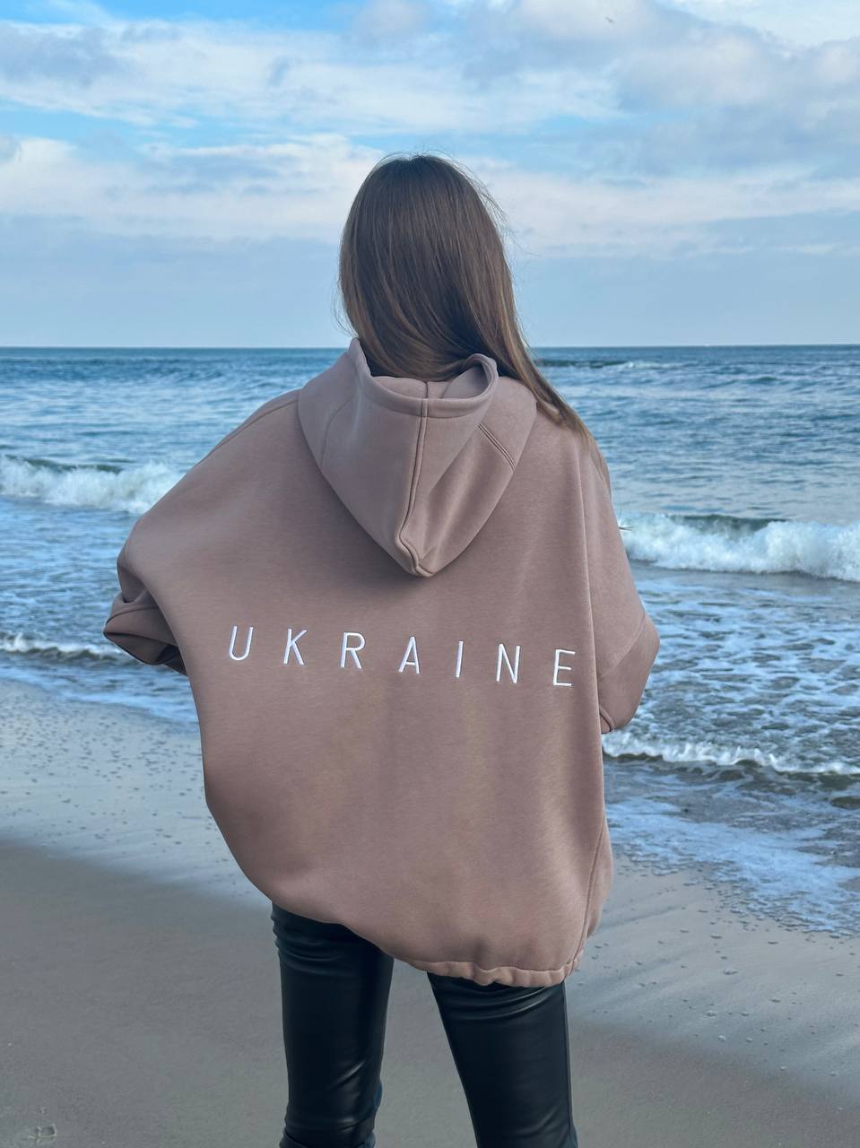 Патріотичний худі UKRAINE. Модель unisex