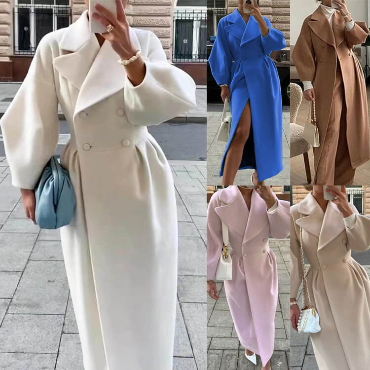 Vintage Court Lantern Sleeve Jacket Women | Large Lapel Jacket