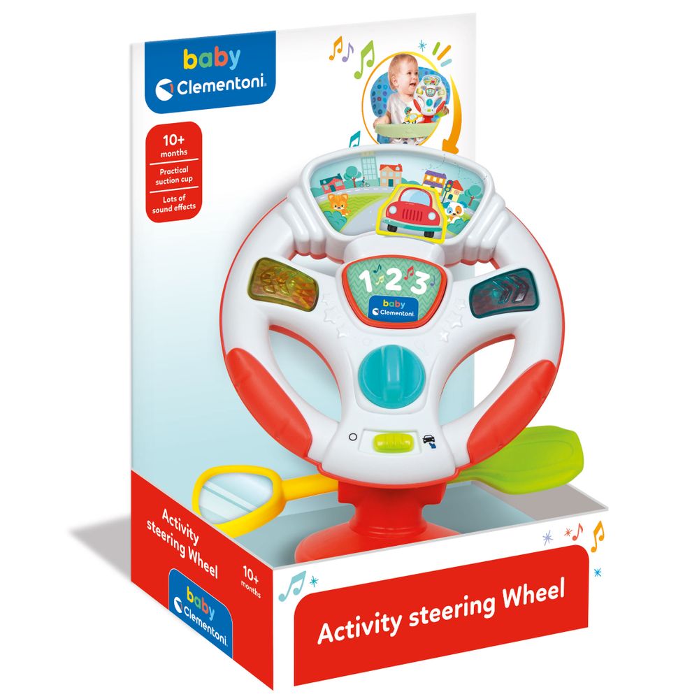 Іграшка на присосці Clementoni "Activity Steering Wheel"