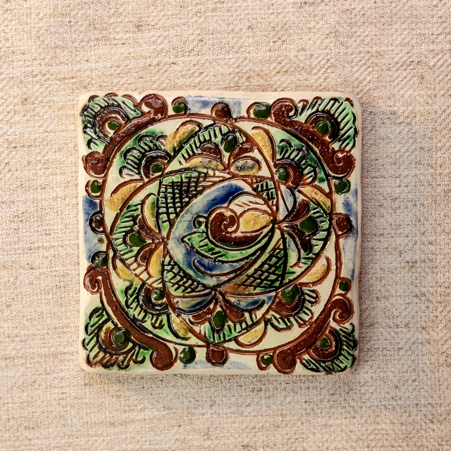 Декоративна плиточка "Коло", 10*10 см