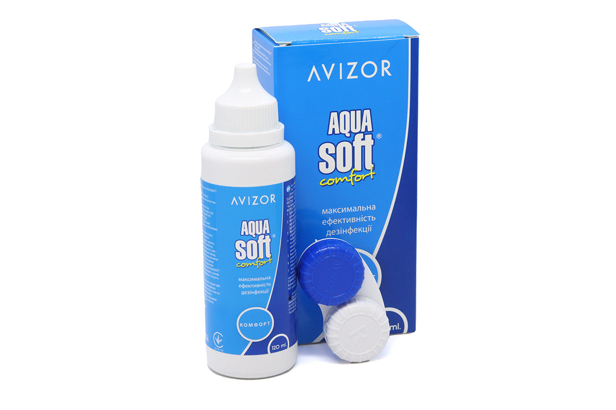Розчин для лінз Avizor Aqua Soft 120мл(350мл)