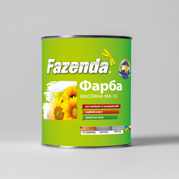 Фарба масляна МА-15 ТМ FAZENDA