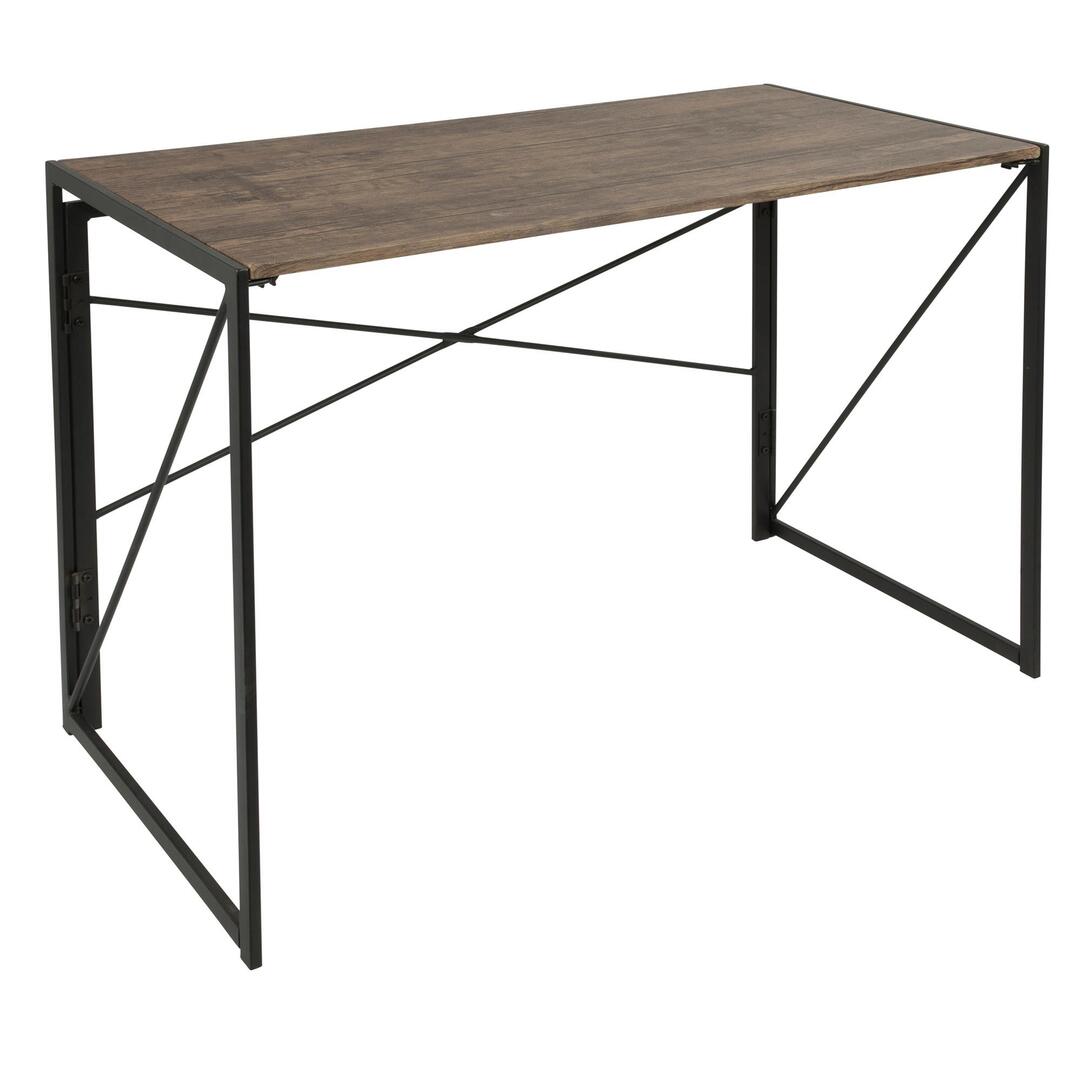 LumiSource Dakota Office Desk (Rustic)