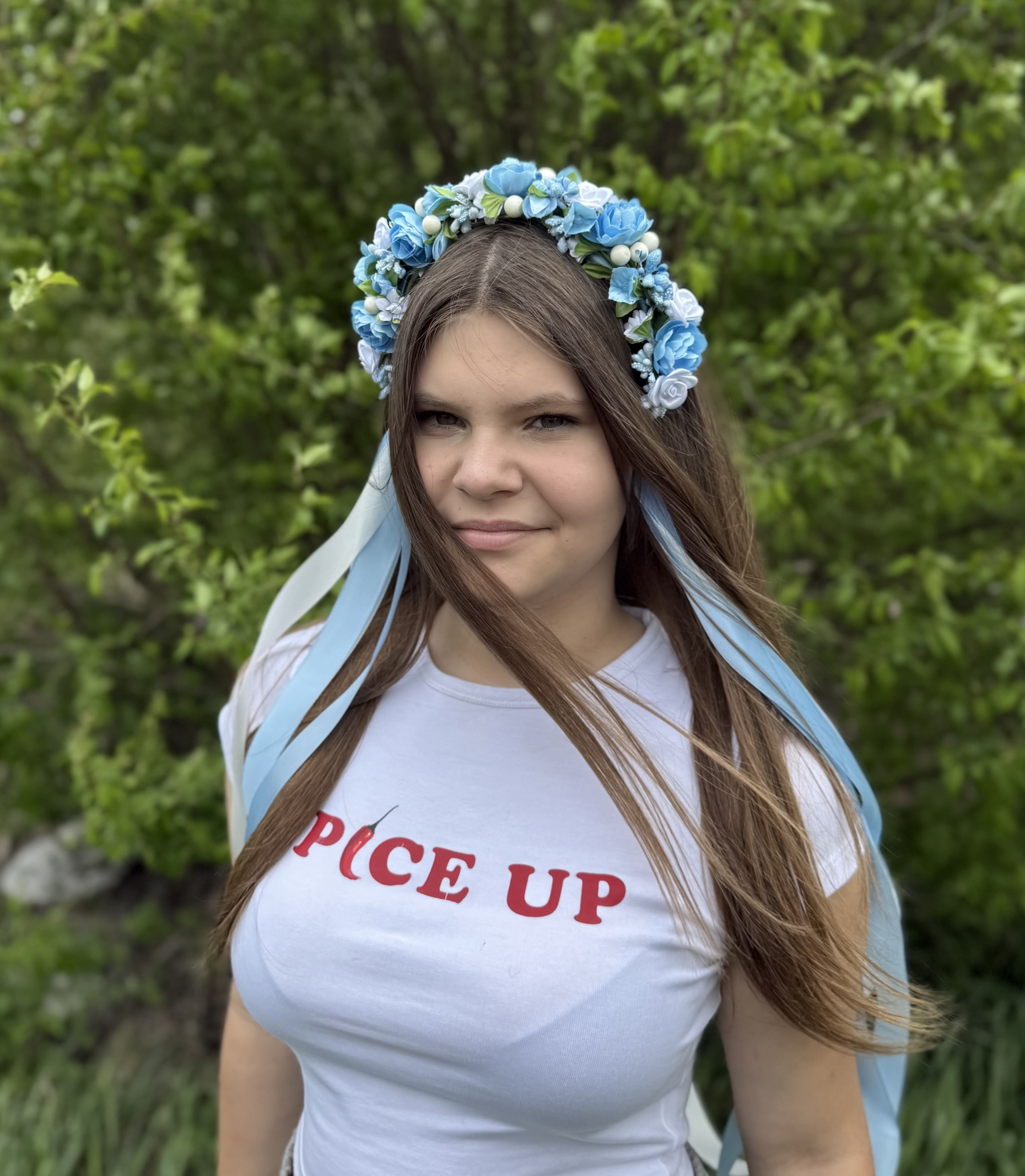 Віночок для волосся «Блакитне небо»
