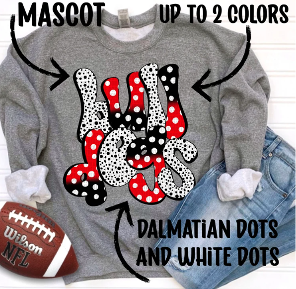 Custom Personalized School Spirit Sweatshirt