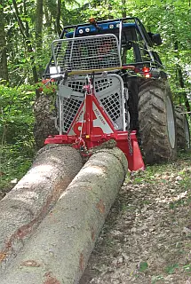 Трелювальна лебідка для лісу до мінітрактора Bystron 4 T